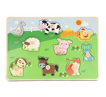 LF0061 Farm animal small grip puzzle