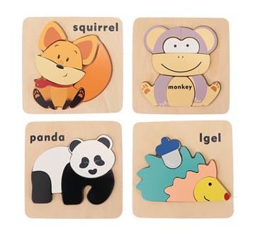 LF0024 4 mini animal puzzles