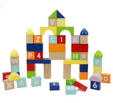LF0045 50 alphabetic building blocks